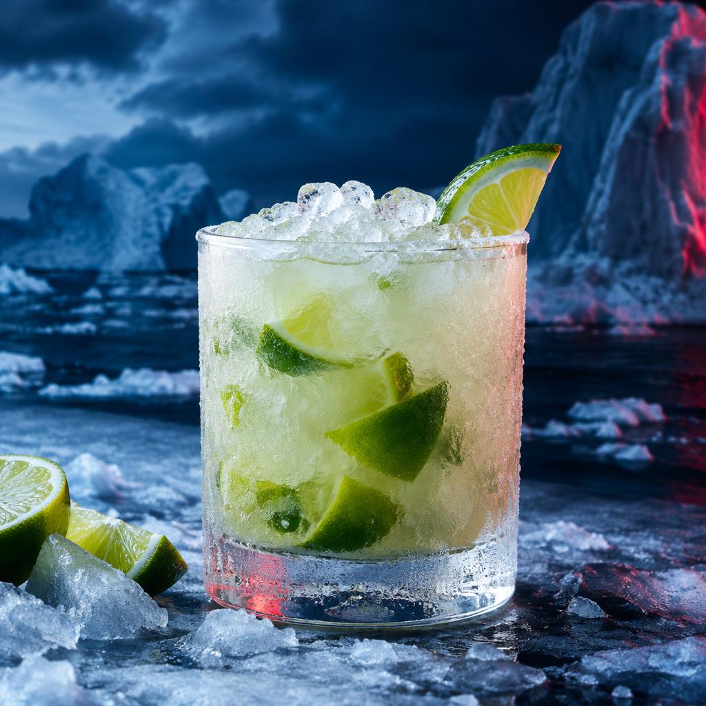 Cocktail Caipiroska met Vodka Polar Bear