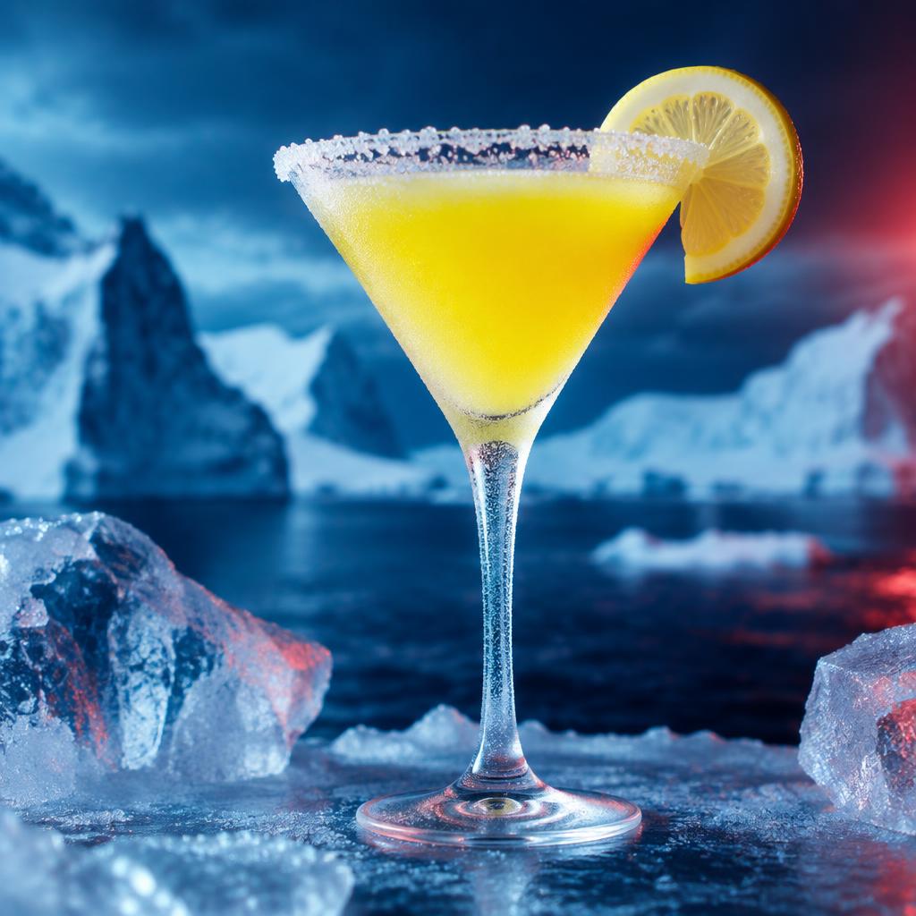 Cocktail Lemon Drop Martini met Vodka Polar Bear